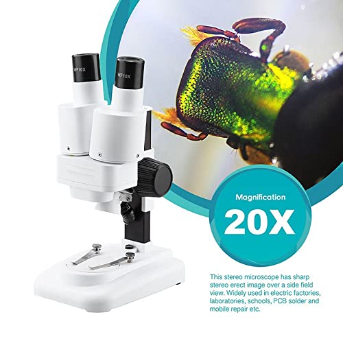 Microscope stéréo 20x avec éclairage LED et support pour réparation de téléphone - 7