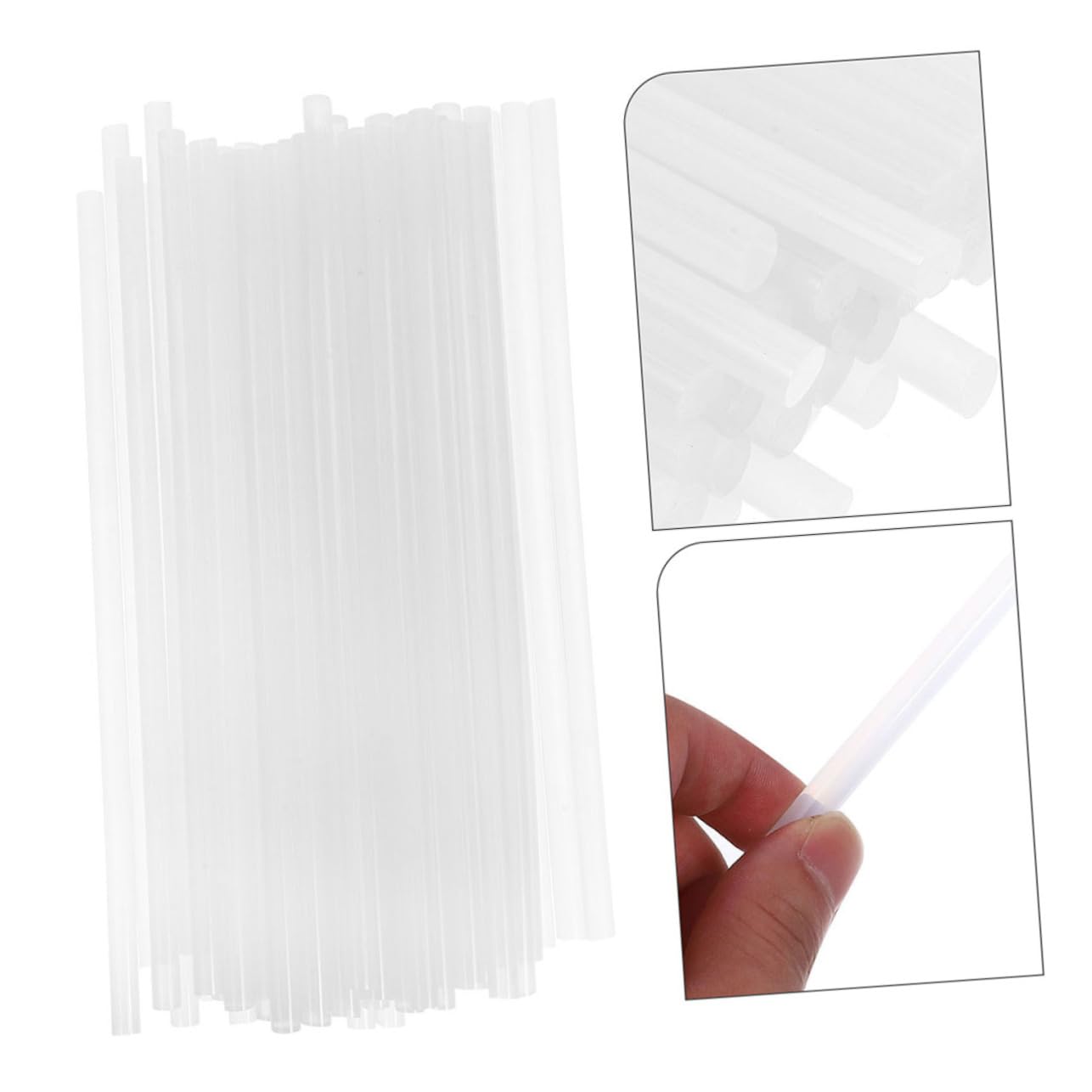 Operitacx 100 Bâtons de Colle Chaude Grand Format en Résine et Cire Antioxydant, Fusion Rapide, Peu de Bulles, pour Bricolage et Accessoires Décoratifs Papier