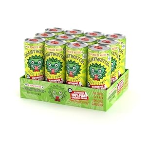Nightwatch Focus & Power – Energy Drink – Energiedrank – Pre Workout – 100% Plantaardige Drank (Vegan) – 12 Pack x 250ML