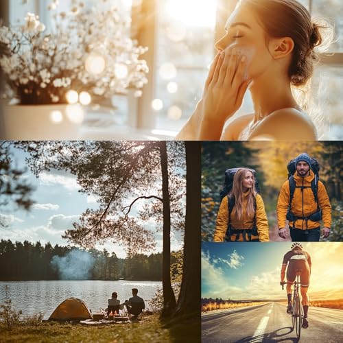 Craftisan 5 Pack 3.4 oz Clear Travel Bottles Kit for Toiletries, TSA Approved Travel Size Portable Refillable Containers Leak Proof Travel Accessories Essentials Set for Shampoo Conditioner Lotion - Image 6