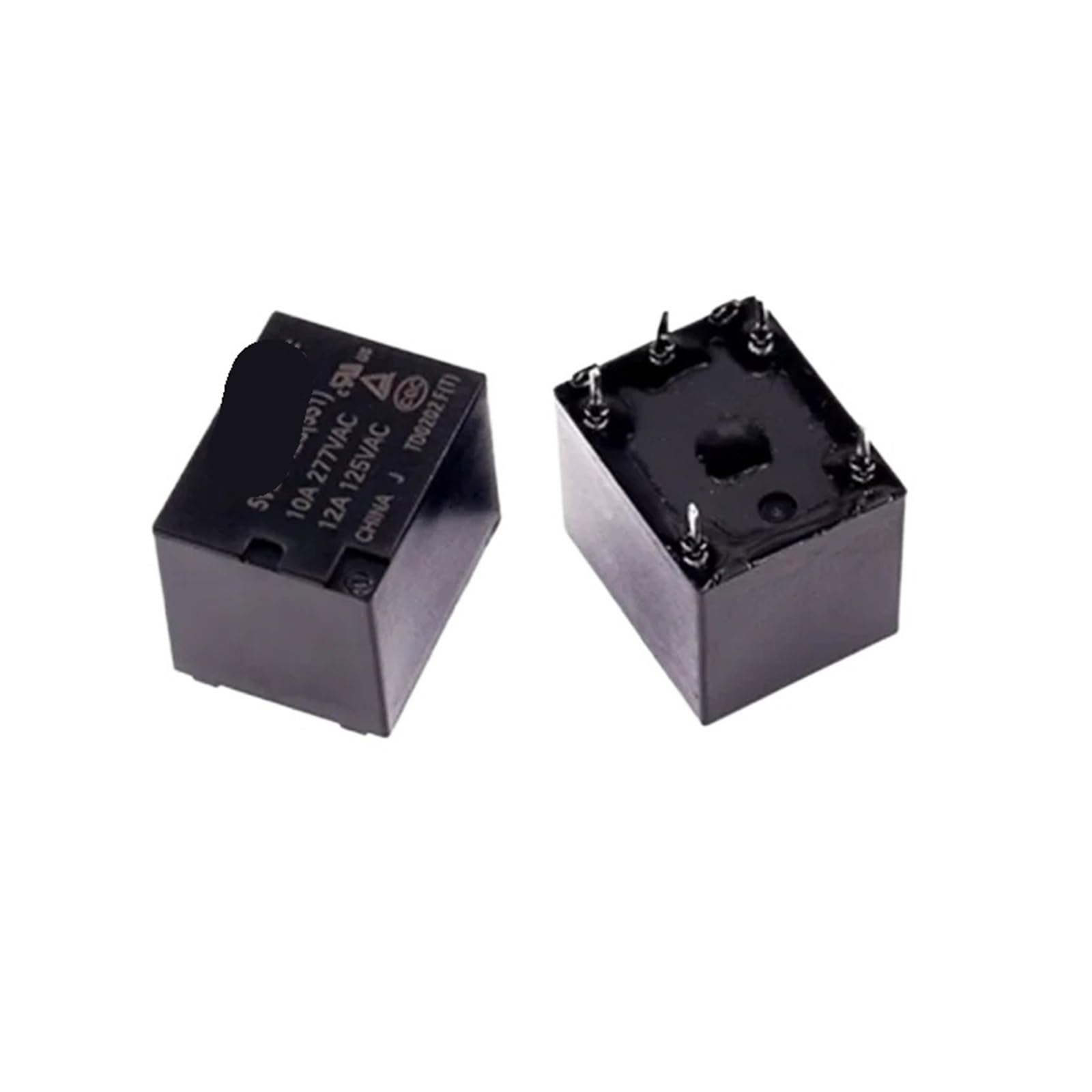 Relé de 5 pines JQC-3FF y 10A micro interruptor de potencia de 5V a 24V para circuitos 2 unidades 3