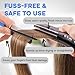 Herstyler Hair Straightening Comb - Straightener Comb for Flat Iron - Makes Styling Easy - Get Straight Hair in Minutes (Blue)