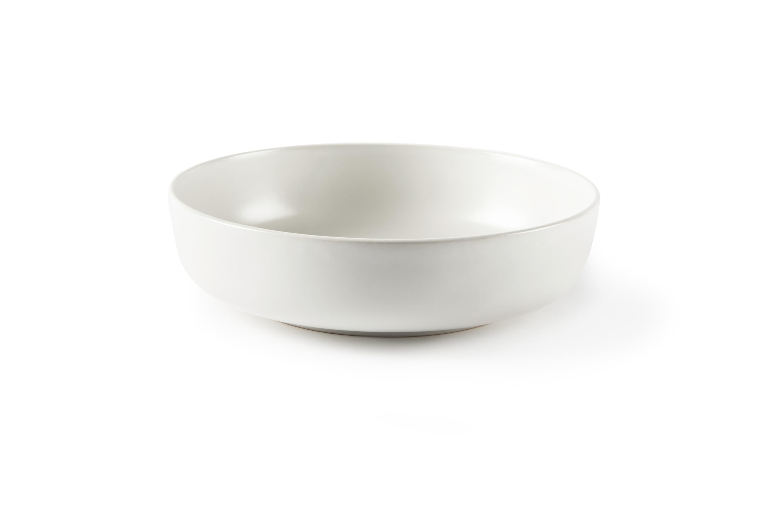Excelsa Nordic Lot de 6 assiettes creuses en céramique Blanc