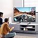 RFIVER Universal TV Stand Base TV Legs with Height Adjustment fit Most 32-55 LCD LED Flat Screen Inch TVs, Table Top Pedestal TV Legs Max VESA up to 800x400mm