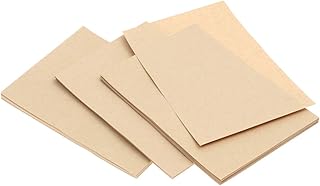 COOPHYA 100 Folhas De Papel A5 Vintage Carta Papel Rústico Papelaria Papel Forrado Papel Pergaminho Para Escrever Papel De Escrita A4 Papel De Convite Kraft Papel De Escrita Letras Em