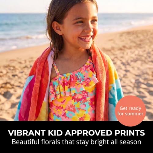 Image of Kanu Surf Girls Morgan Floral Ruffle 1-Shoulder 1-piece Swimsuit