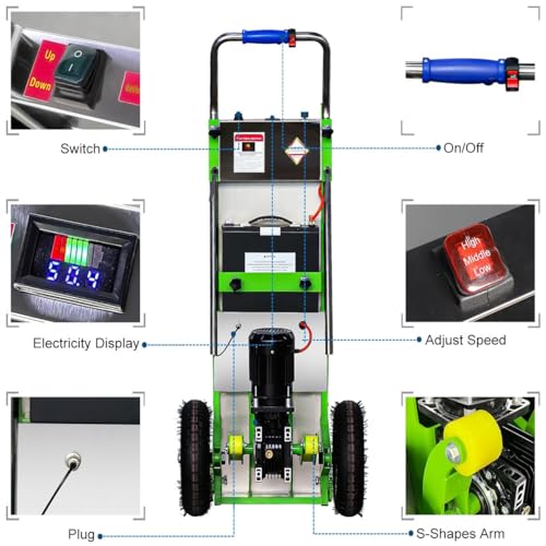 Carretilla eléctrica para escaleras capacidad 661 lb miniatura 2