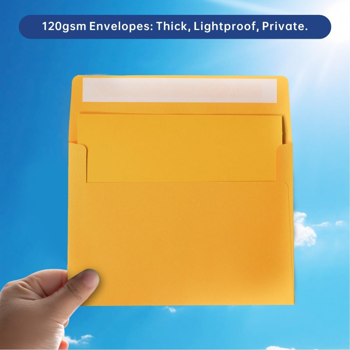 Blank Cards and Envelopes 4x6, 30 Pack 10-Color Assorted Invitation Folded Cardstock with 30 Matching Self-Seal A4 Envelopes, Thank You Blank Greeting Cards, for DIY, Print Custom, Wedding & Birthday - Image 7