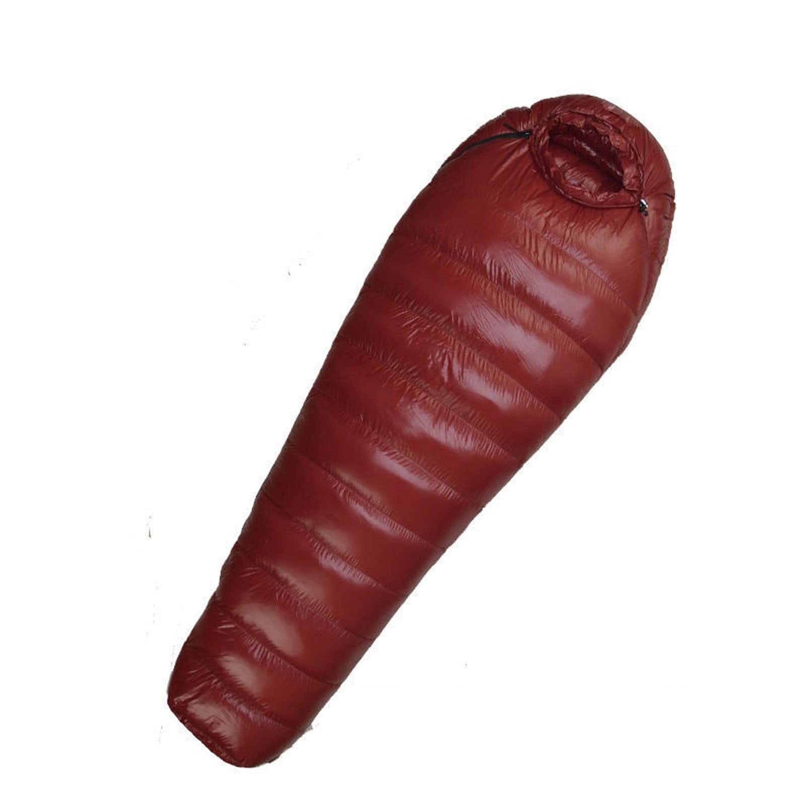 Sleeping bags Sleeping Bag Filling White Duck Down Sleepingbag Keep Warm For Travel Outdoor Camping(Wine red)