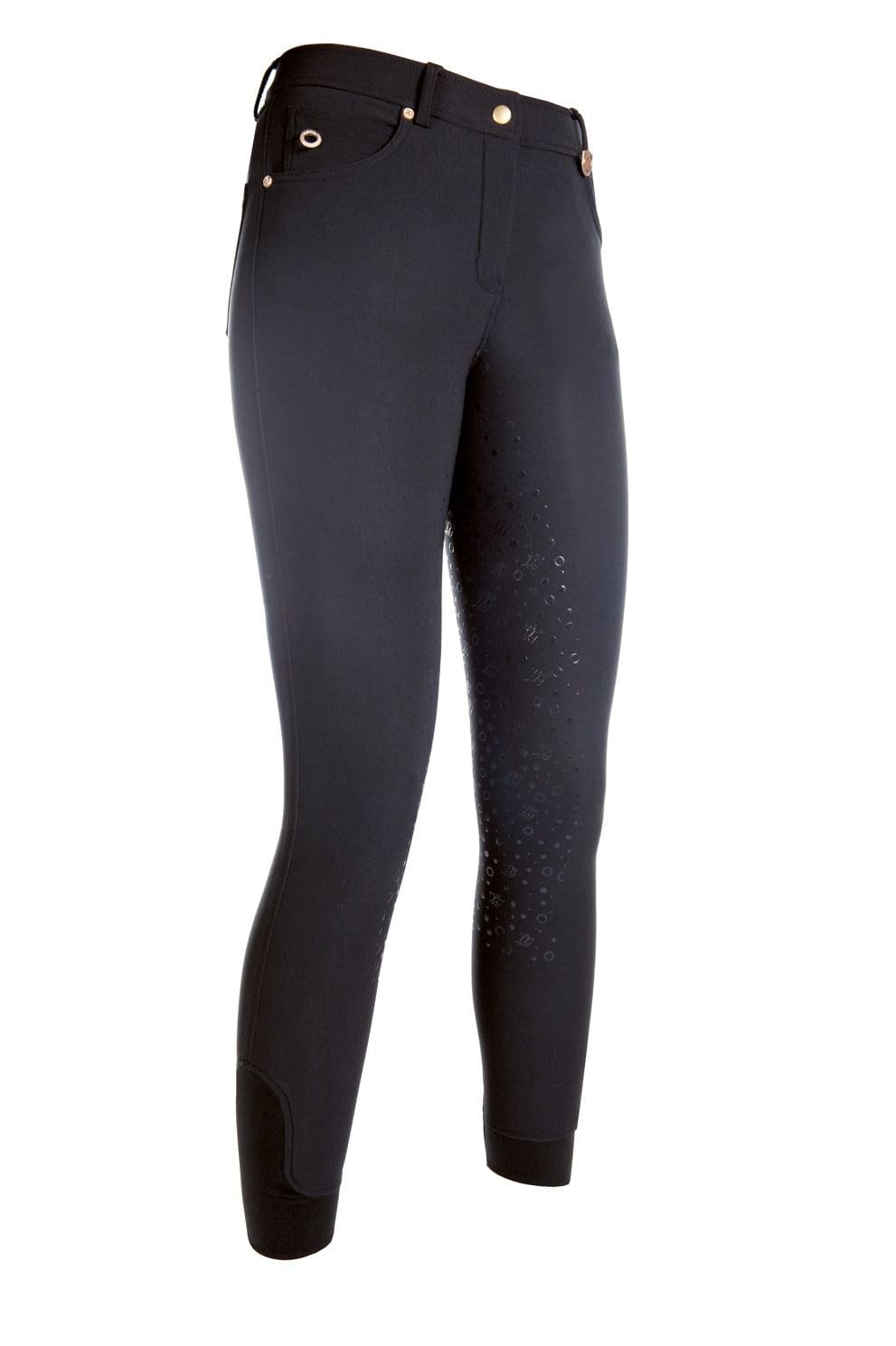 HKM SPORTS EQUIPMENT REIT-LG Basic-Silikon-vollbesatz Pantalón, Unisex Adulto