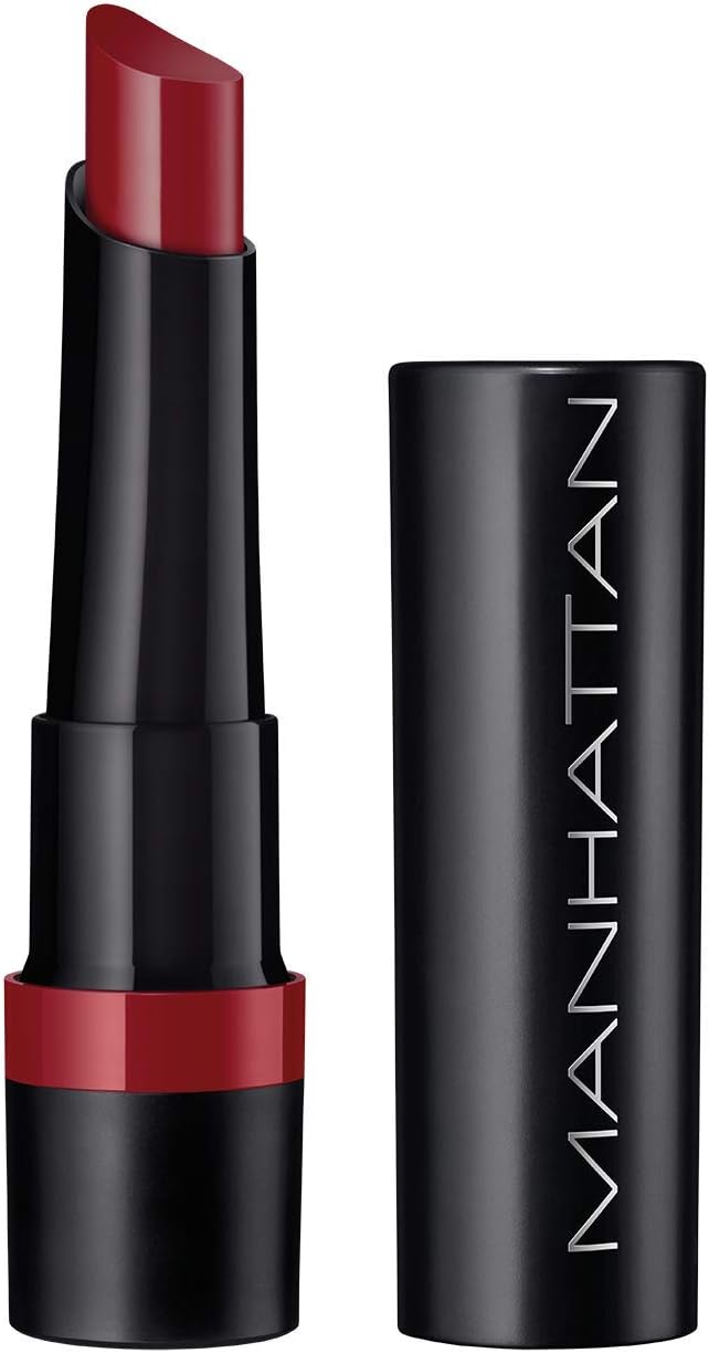 Manhattan All In One Extreme Lipstick for Long-lasting Intense Colour and Comfortable Feel, Colour Thirsty Bae 40, 1 x 2.3 g