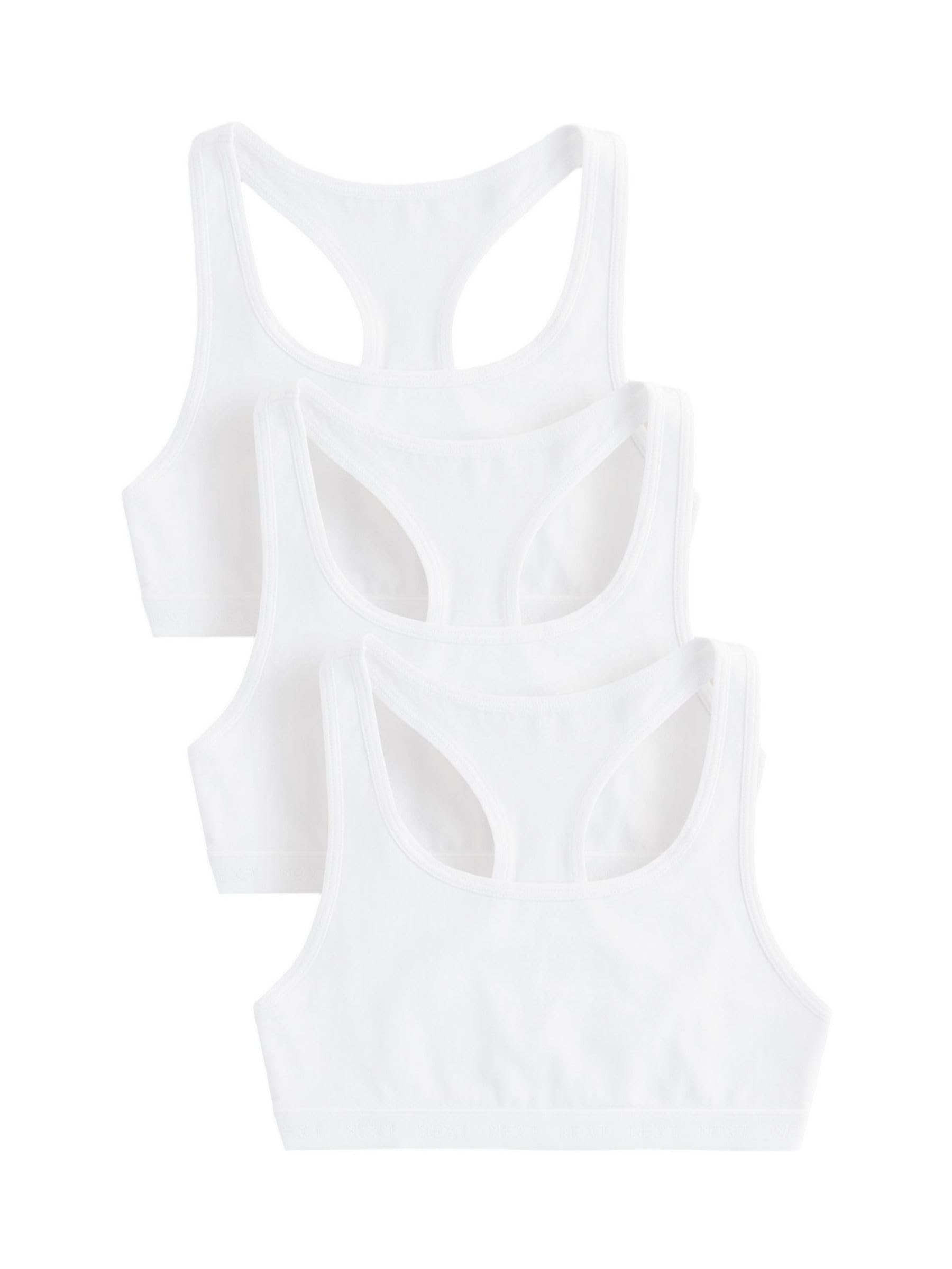 NEXT Niñas Pack de 3 Tops Cortos con Espalda de Nadador