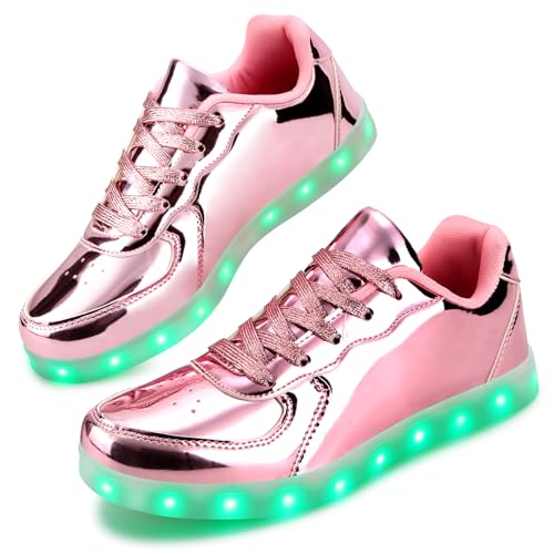 Image of Light Up Shoes Men Women LED Shoes USB Charging Adult High Top LED Sneakers Glow in The Dark Footwear for Dancing Party Festivals Festivals