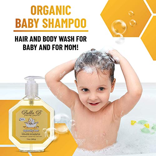 Image of Bella B Baby Essentials Set - Baby Shower Gifts - Gift Baskets Baby Grooming Kit - Baby Gift Basket - Baby Bath Kit - Baby Bath Soap - Baby Wash and Shampoo - Baby Soap Gift Sets