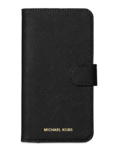 Michael Kors FOLIO PHN CSE TAB 7+ Phone Wristlet, BLACK, One Size