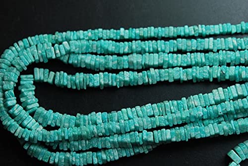 Amazonite orange naturelle perle carrée régulière LKBEADS sans défaut
