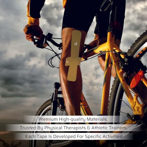 Image of HANSO Classic Plus Kinesiology Tape Premium Cotton Blend | Tape for Physiotherapy, Sports Injuries, Pain Relief, Muscle Support (Skin)