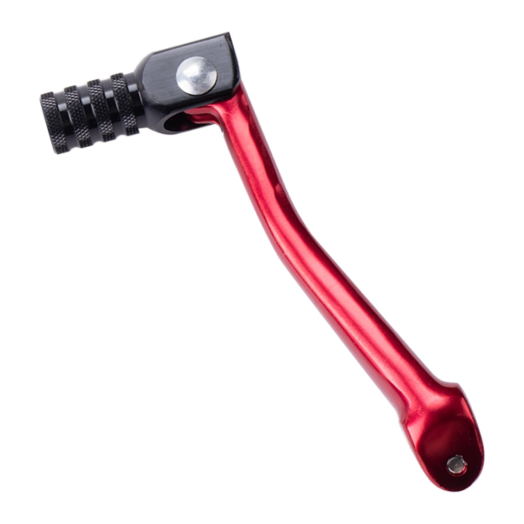 CNC Aluminum 2" Folding Gear Shifter Shift Lever Compatible with Honda XR50 CRF50 XR CRF 50cc 70cc 90cc 110cc 125cc Dirt Pit Bike (Black Red)
