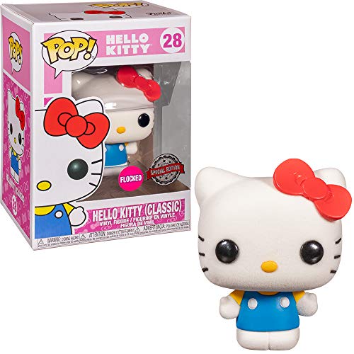 Hello Kitty - Bobble Head Pop N° 28 - Flocker Classic Hello Kitty