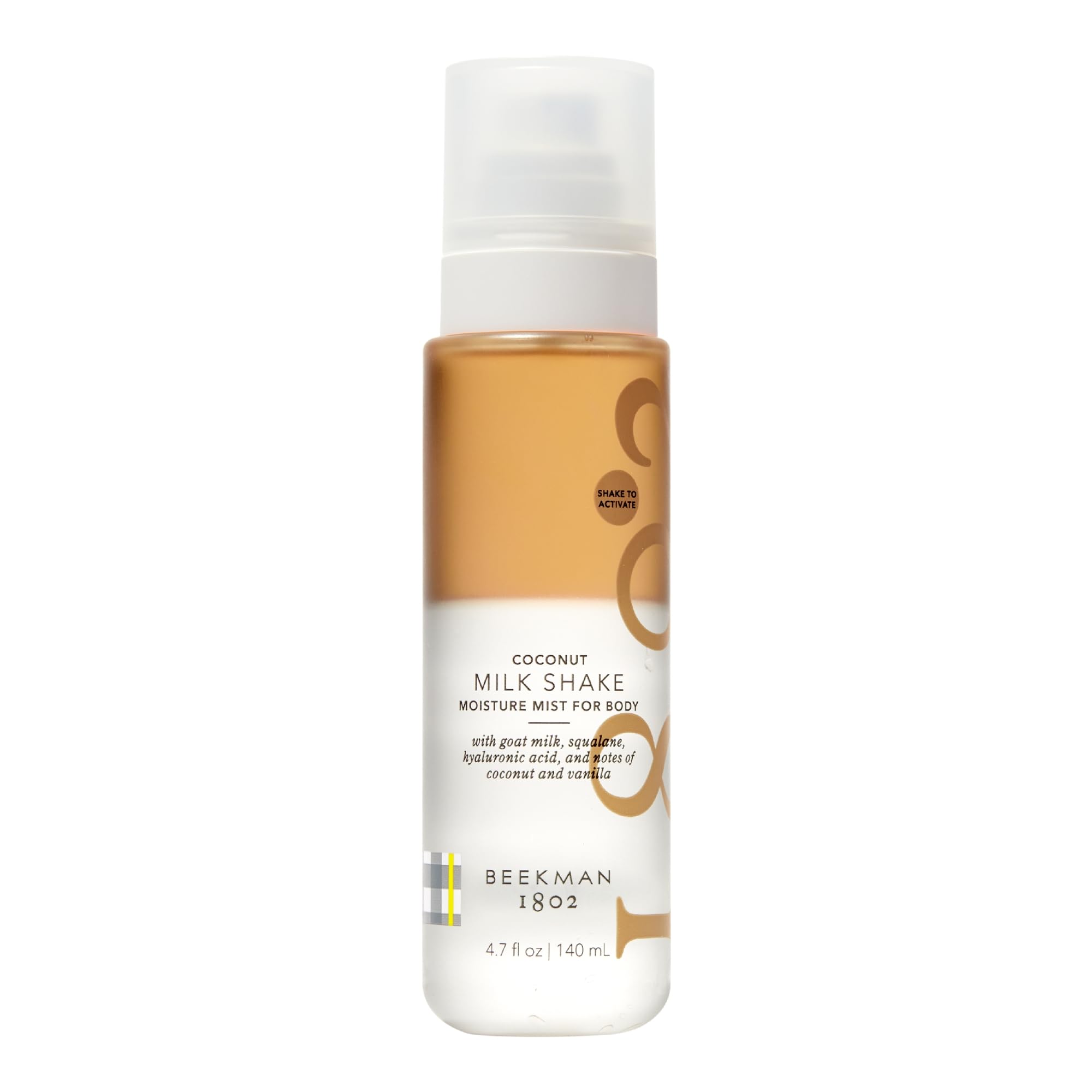 Beekman 1802 Milk Shake Body Mist - Coconut Cream 4.7 fl oz - Hyaluronic Acid, Jojoba Oil, Instantly Moisturizes, Hydrates & Softens, Good for