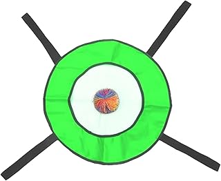 Esquirla Cornhole Game Toy Throw Catching Balls Hand Eye Coordination Develop Teamwork Parent Child Interactive Toy Children Toss Game Toy for Indoor, Green