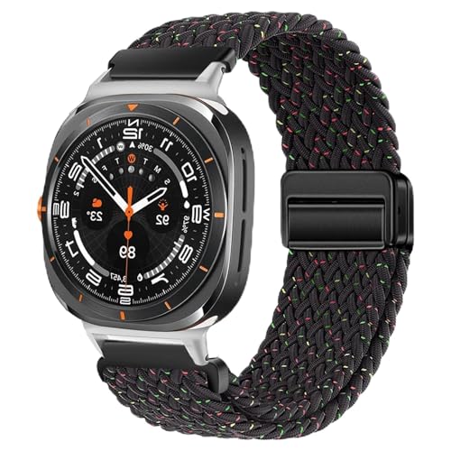 Accessoires Galaxy Watch Ultra bracelet nylon tressé magnétique sport 47mm