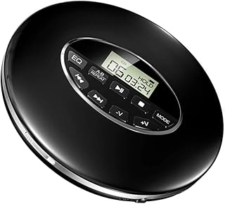 UKCOCO 2Pcs CD Walkman Leitor De Disco Compacto Leitor De CD Com Lcd Leitor De Música Leve Leitor De Música Portátil Leitor De Música CD Leitor De CD Com Visor Lcd Leitor De CD Adulto