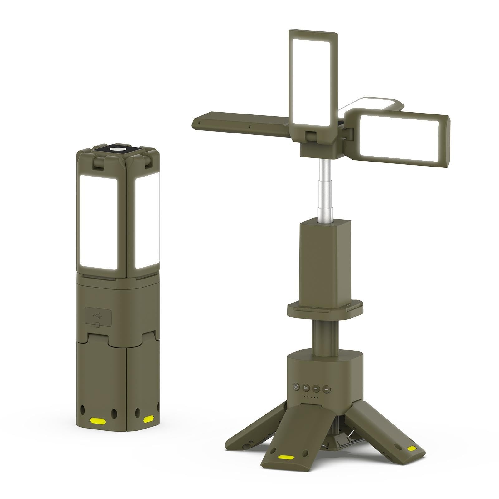 Linterna Portátil for Acampar Al Aire Libre Telescópica Con Soporte