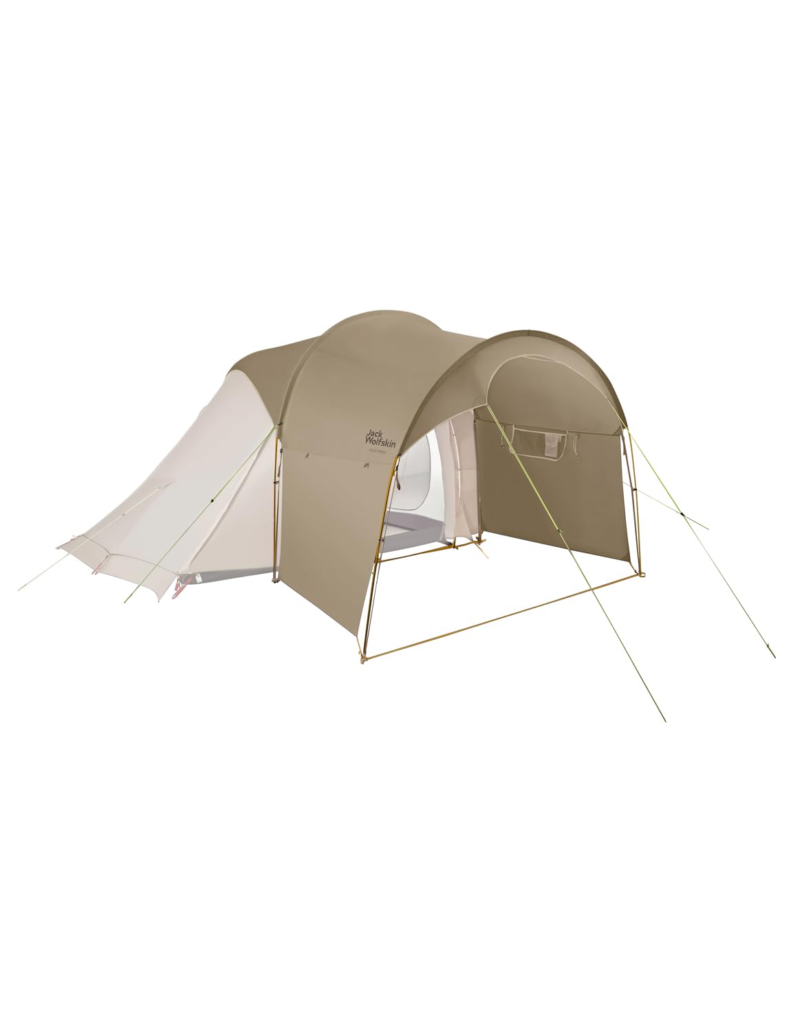 Jack Wolfskin Unisex – Erwachsene Front Porch Zelt, White Pepper, Einheitsgröße