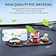 Multifunction Car Anti-Slip Mat Auto Universal Phone Holder, Auto Antirutschmatte Handyhalterung, 360° Drehbar Anti-Rutsch-Armaturenbrett Matte mit Parknummer für Handy, Schlüssel (A-Silber)