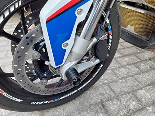 Protecteur de fourche haut de gamme BMW S1000XR 2015-2019 - Finition usinée d'aluminium CNC