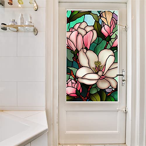 Ftchoice Pellicola colorata retrò floreale privacy...