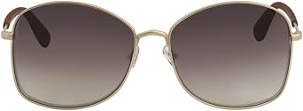 Superdry SDS Lori 001 Gold/Amber Fashion Square Sunglasses 58mm