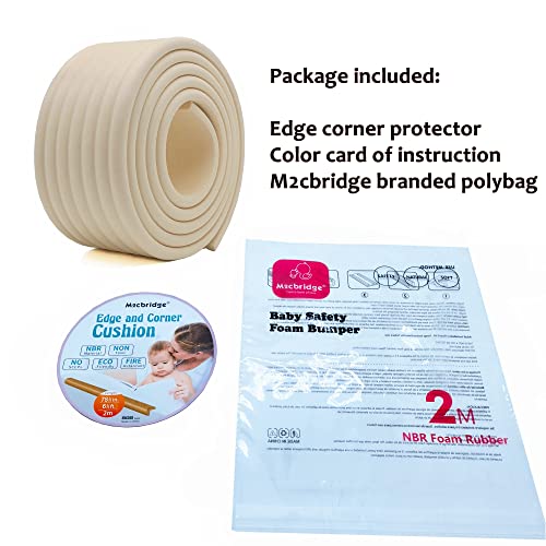 M2cbridge Multifunctional Edge and Corner Guard Coverage Baby Safety Bumper DIY 6.5 Ft (Grey (6.5ft x 2)) - Image 3