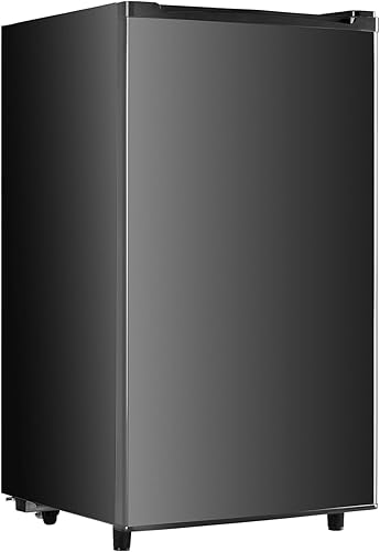 Miniatura 2 de Refrigerador compacto de 32 pies cúbicos Mini refrigerador de dormitorio pequeño con congelador 37 dB de bajo ruido temperatura ajustable puerta