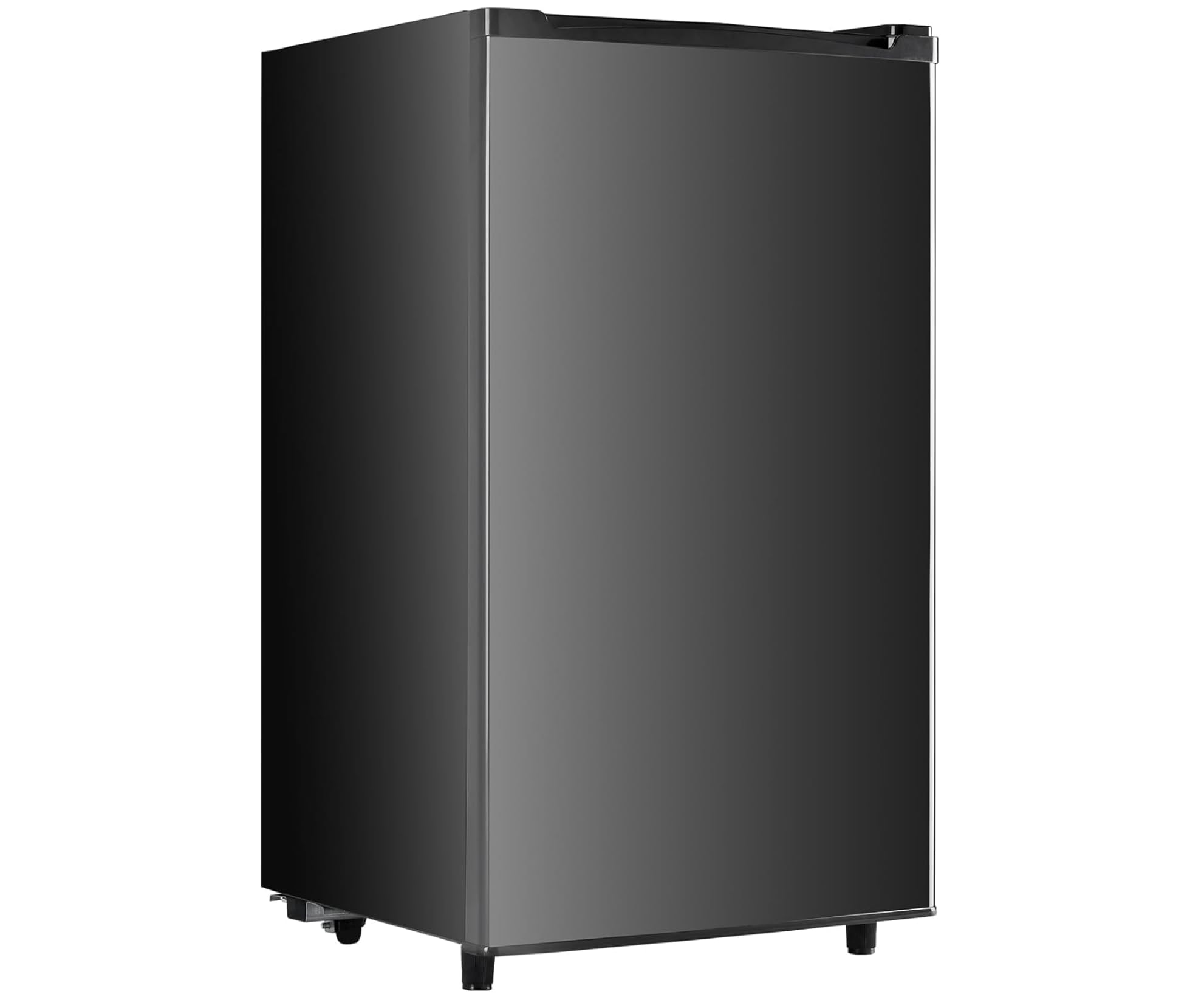N\A 3.2 Cu.Ft Single Door Mini Fridge, Compact Refrigerator Mini Refrigerator Small Drink Food Storage Machine for Dorm, Camper, Basement or Office (Black)