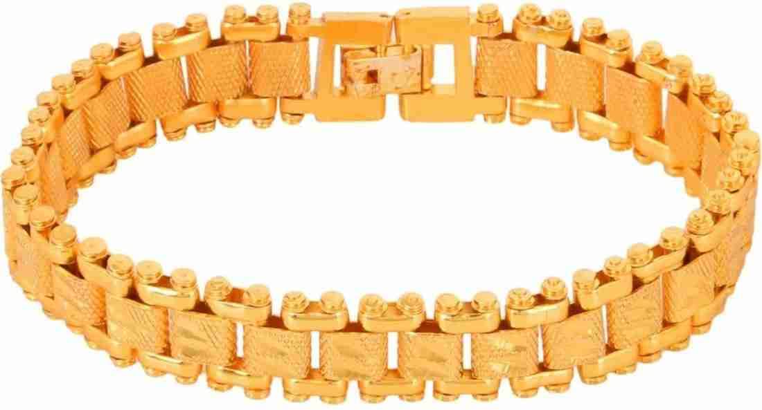 See full amazon price history chart for Triply9 Gold Plated Alloy Metal Bracelet For Men and Boys Triply9 Gold Plated Alloy Metal Bracelet For Men and Boys (B0B9YQBFVB) Amazon Price History, Amazon Price Tracker