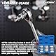 CASOMAN 12PCS 1/2 Dr. Impact Hex Bit Socket Set, Metric, H5-H22 Allen Key Socket Set, for Torque Wrench, Ratchet Wrench, CR-V