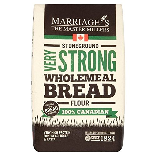 Marriage's Very Strong Canadian Wholemeal Flour 1.5kg - Pack of 2