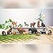 RCOMG 16pcs Forest Animal Baby Figures - Woodland Creatures Miniature Set, Cake Toppers, Educational Birthday Gifts for Kids & Toddlers
