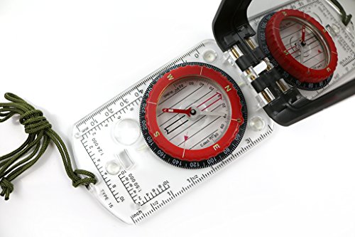 Funtalker Orienteering Map Compass Adjustable Declination With Sighting Mirror Clinometer For Camping,Hiking,Hunting And Survival #TOP1