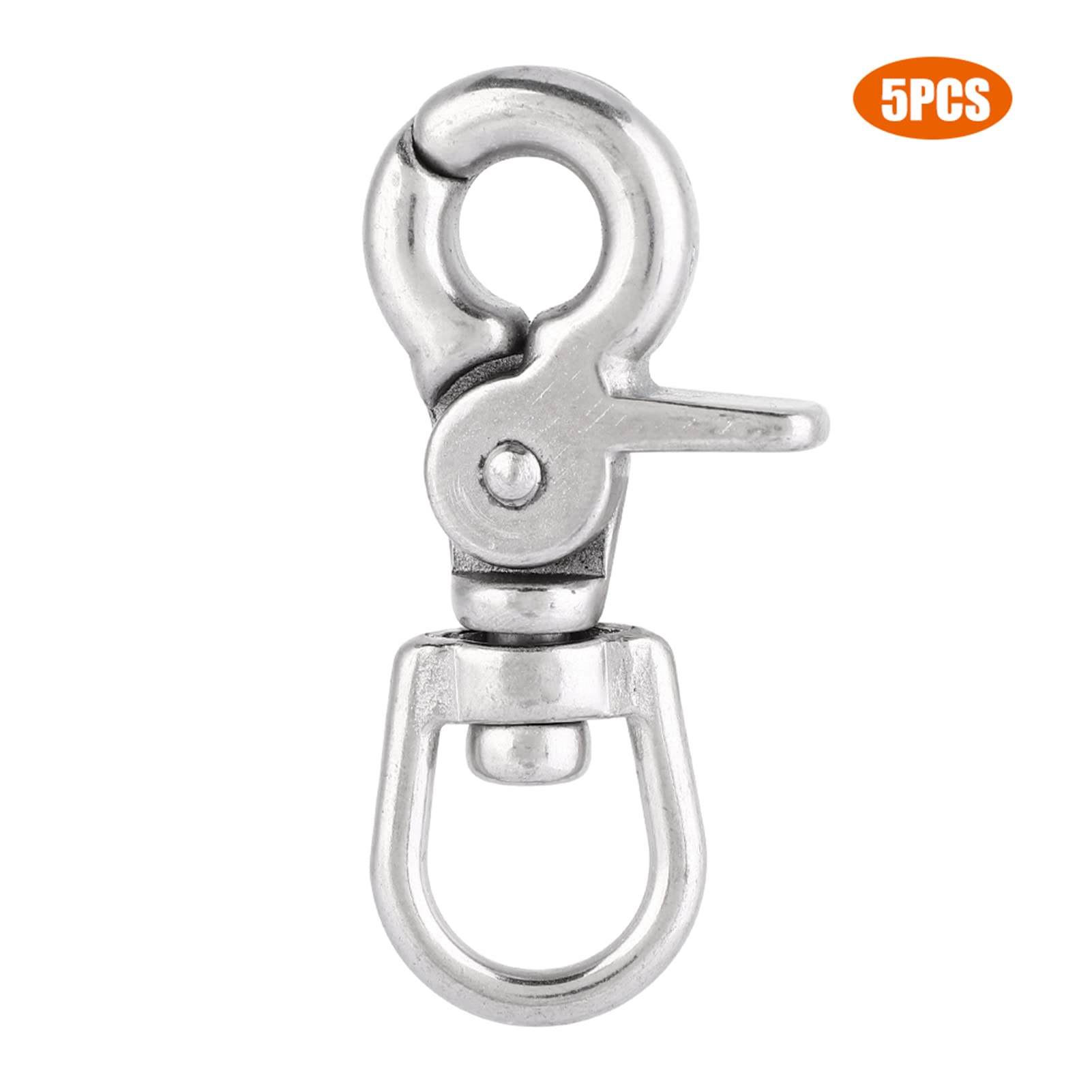 Stainless Steel Clasp for Houseboat, Marine Snap Hook for Easy Installation, Small Size Design for Modern Watercraft Owners (3 * 11 * 65mm 5 Pieces Sold)