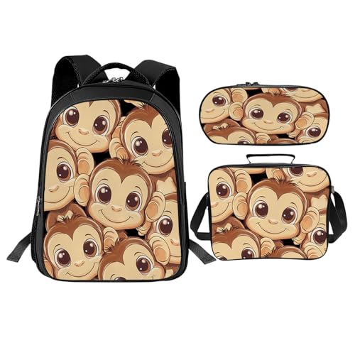 Luxvio CHL-mochila-1, Macaco, One Size