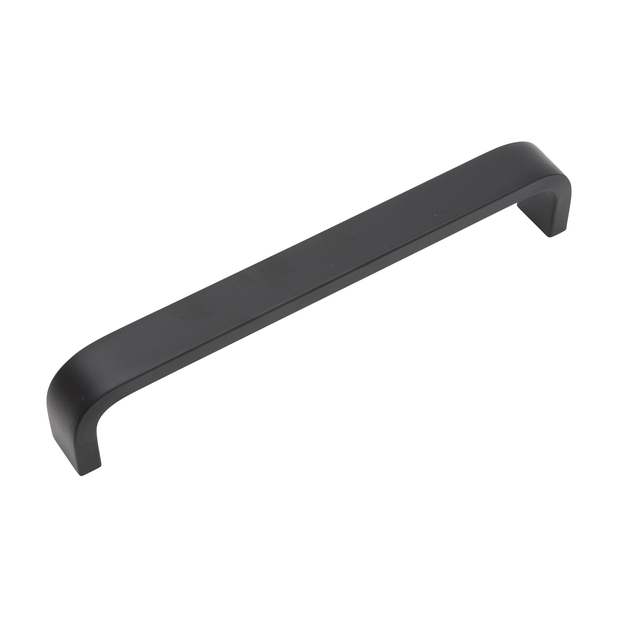 Decoranddecor Matt Black Sable D Shaped Aluminium Kitchen Cabinet Pull Handles (128Mm Hole Center, )