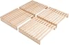 Emur Freely Interchangeable Pallet Bed, Bed Frame, Set of 4
