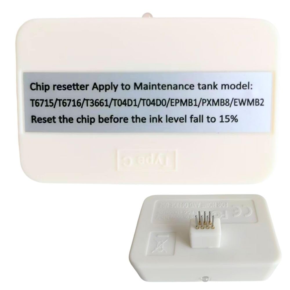 EP-04D1 Maintenance Tank Chip Resetter for XP-15000 XP-6000 XP-6100 XP-6001 XP-6005 XP-8500 XP-970 XP-15050 ET-15000 ET-3750 (Fits T6716 T3661 T6715 EPMB1 PXMB8 EWMB2)