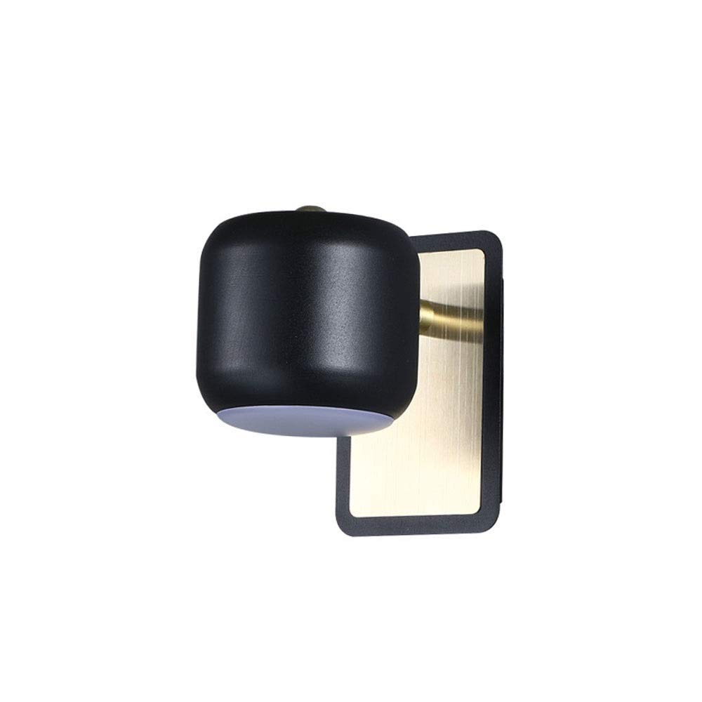 Applique murale LED pour chambre et salon luminaire en métal blanc chaud