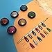 VERONNI Chrome Nail Powder 6 Colors/Jars Holographic Mirror Effect Nail Powders Metallic Bubble Effect Nail Art Decoration Nail Art Powder With 6 Eyeshadow Sticks