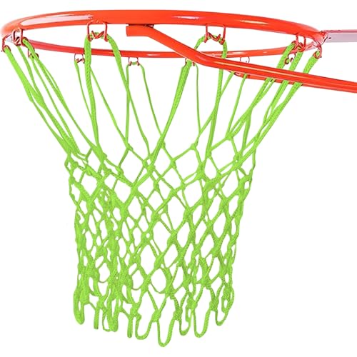 Ultra Sporting Goods Heavy Duty Basketball Net Replacement - All Weather Anti Whip Fits Standard Indoor or Outdoor Rims - 12 Loops (Glow in The Dark)