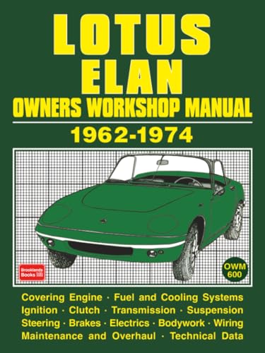 Lotus Elan Owners Workshop Manual 1962-1974
